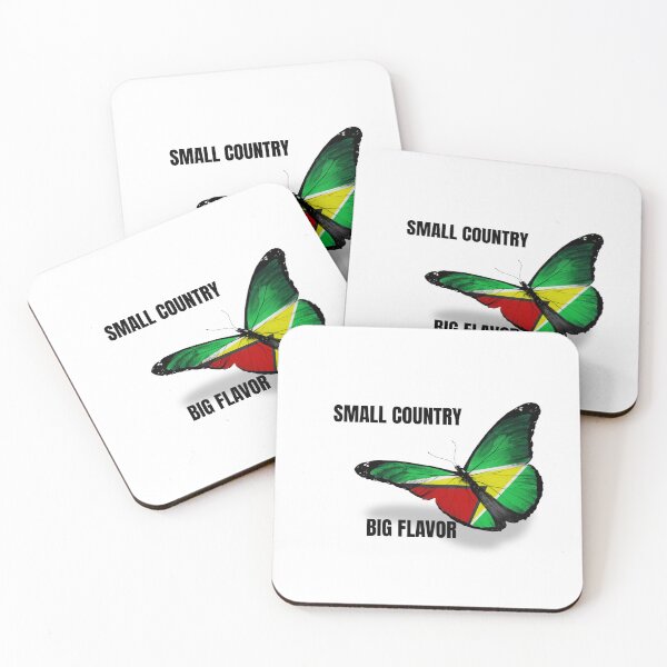 Item preview, Butterfly flag Colors Guyana designed and sold by PALMROOT T-SHIRT CARIBBEAN IN EVERY THREAD.