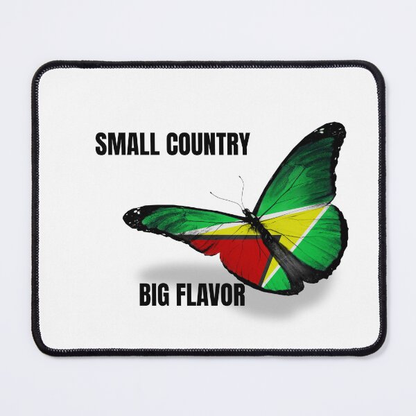 Item preview, Butterfly flag Colors Guyana designed and sold by PALMROOT T-SHIRT CARIBBEAN IN EVERY THREAD.