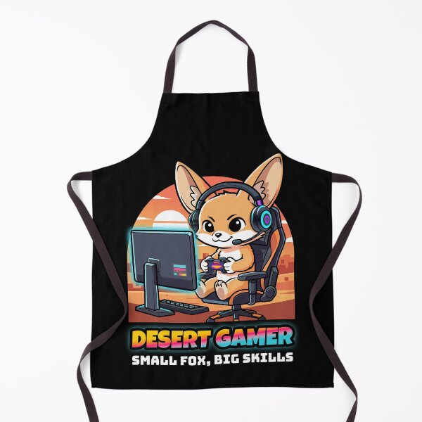 Item preview, Desert Gamer Fennec Fox - Gaming Streamer - Hand-Drawn Digital Art designed and sold by AmazingEG.