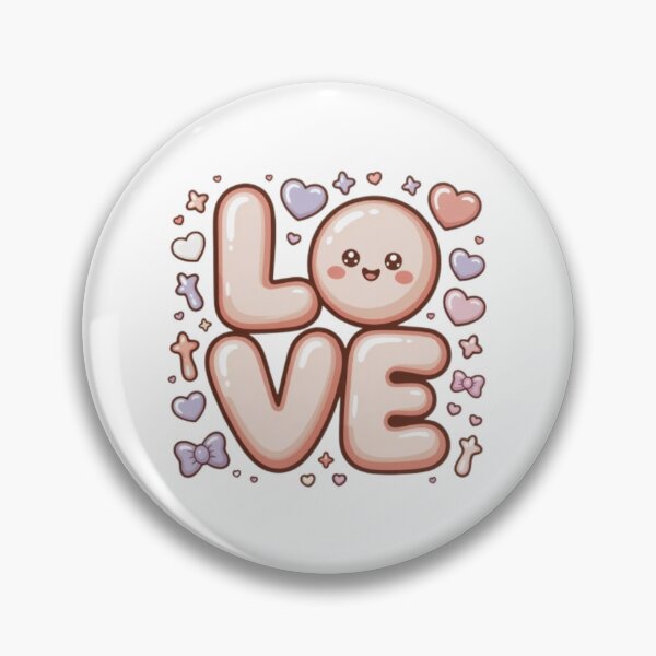 Item preview, Kawaii LOVE Bubble Letter T-Shirt – Cute Pastel Valentine Aesthetic for Teens & Gift Buyers designed and sold by GemBob Creations.