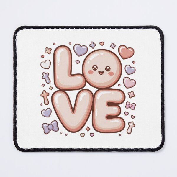 Item preview, Kawaii LOVE Bubble Letter T-Shirt – Cute Pastel Valentine Aesthetic for Teens & Gift Buyers designed and sold by GemBob Creations.