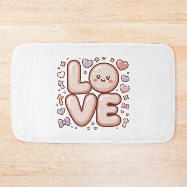 Item preview, Kawaii LOVE Bubble Letter T-Shirt – Cute Pastel Valentine Aesthetic for Teens & Gift Buyers designed and sold by GemBob Creations.
