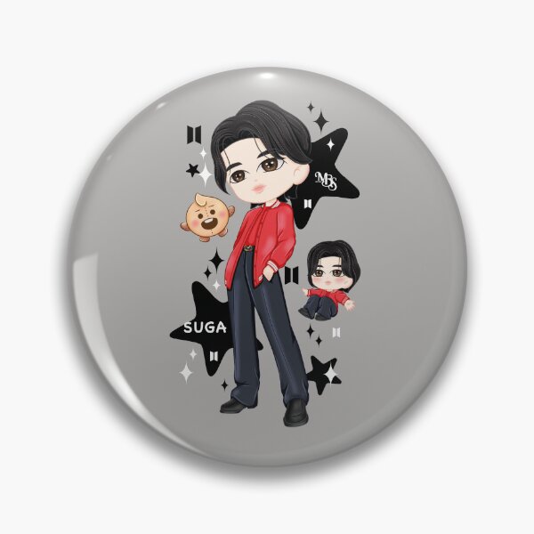 Item preview, Chibi design inspired by Suga from the group "BTS" designed and sold by mbs-desing.