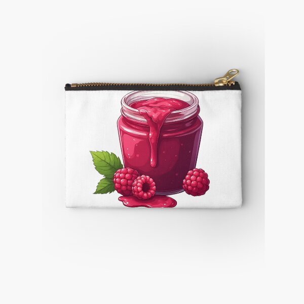 Item preview, Sweet Raspberry Jam Jar – Cute Berry Spread Illustration designed and sold by Karolina’s Cozy Creations.