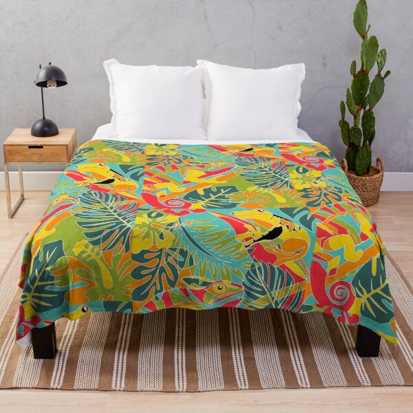 Item preview, Print Abstract Tropical Rainforest Design designed and sold by EscapismDesigns.