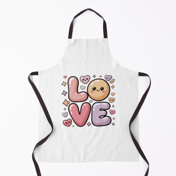 Item preview, Kawaii LOVE Bubble Letter T-Shirt – Cute Pastel Valentine Aesthetic Gift for Teens & Girls designed and sold by GemBob Creations.