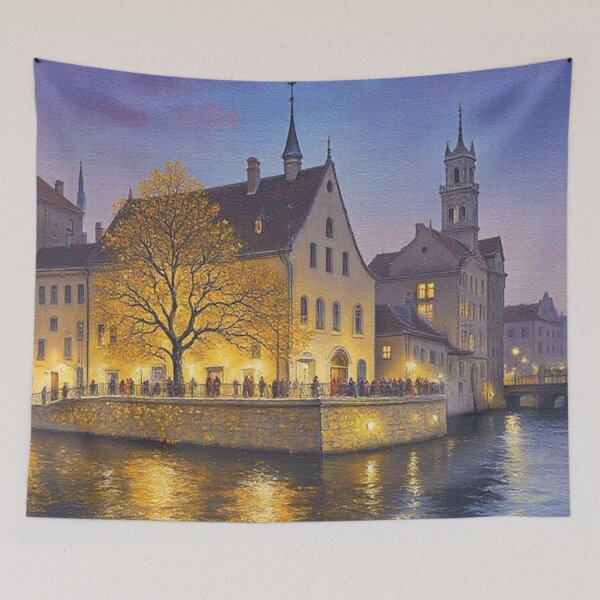 Item preview, Evening in Bruges designed and sold by sid1802.