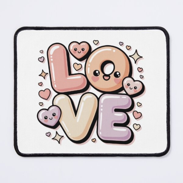 Item preview, Kawaii Love Bubble Letter T-Shirt – Cute Pastel Valentine Aesthetic Gift for Girls & Teens designed and sold by GemBob Creations.