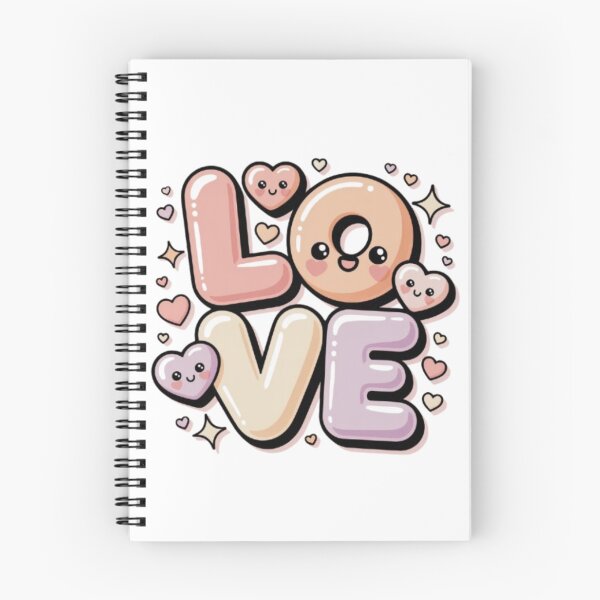 Item preview, Kawaii Love Bubble Letter T-Shirt – Cute Pastel Valentine Aesthetic Gift for Girls & Teens designed and sold by GemBob Creations.