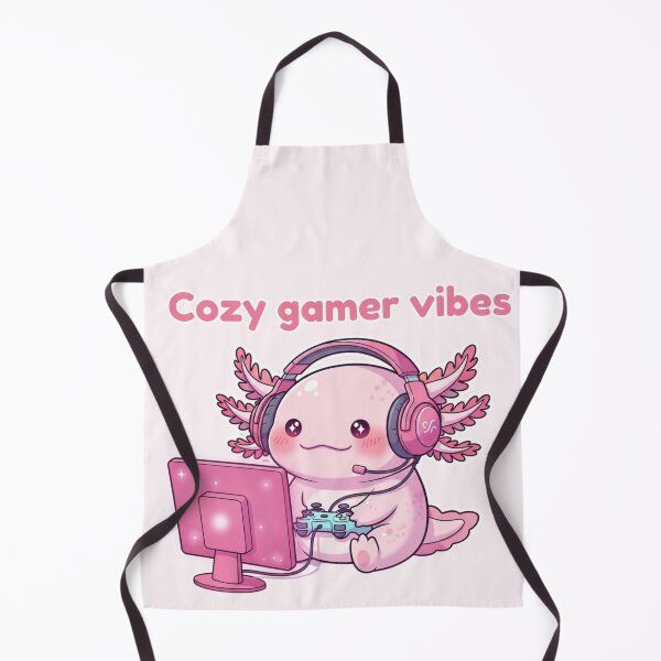 Item preview, Cozy Gamer Axolotl Kawaii – Cute Pink Gaming Aesthetic Design designed and sold by soletstudio.