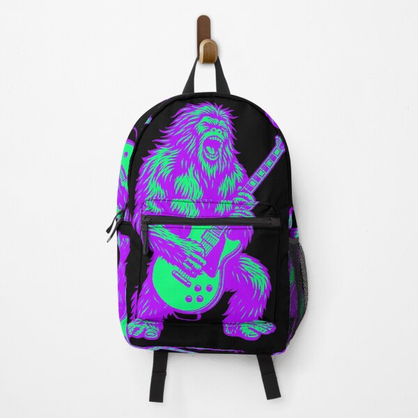 Item preview, Bigfoot Rock Guitarist – Sasquatch Shredding An Electric Guitar Art designed and sold by WilderRoads.