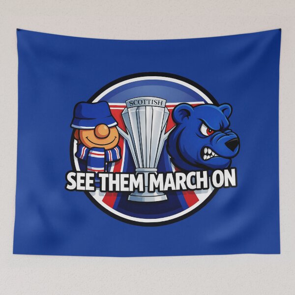 Item preview, UB07 Glasgow March On! designed and sold by canvasriddle.