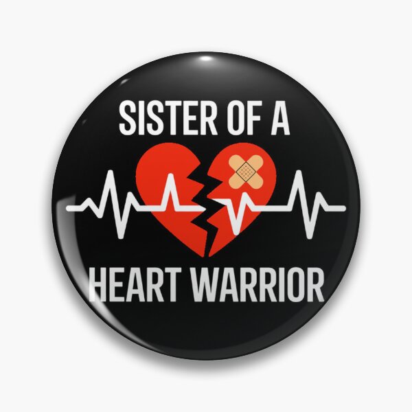 Item preview, Sister of a Heart Warrior T-Shirt - Heart Disease Awareness Support Gift designed and sold by Maniutek.