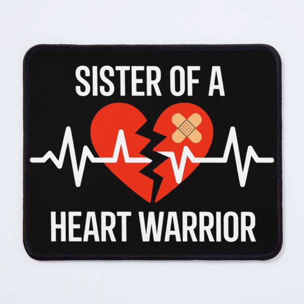 Item preview, Sister of a Heart Warrior T-Shirt - Heart Disease Awareness Support Gift designed and sold by Maniutek.