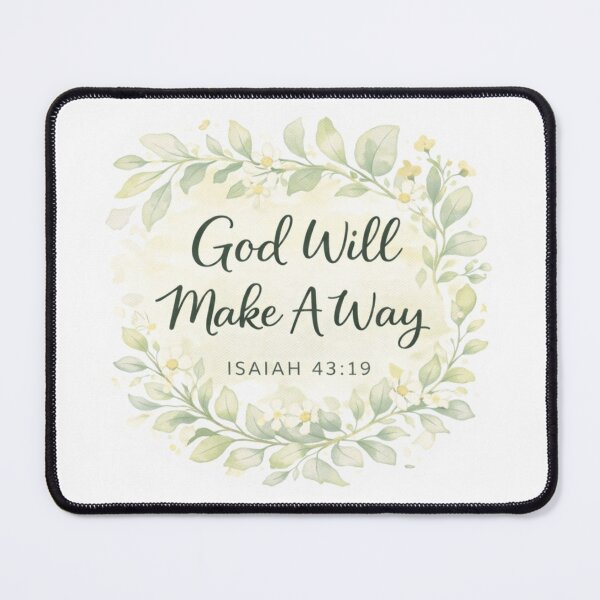 Item preview, God Will Make a Way – Isaiah 43:19 Bible Journaling Sticker designed and sold by DigiWoosh.