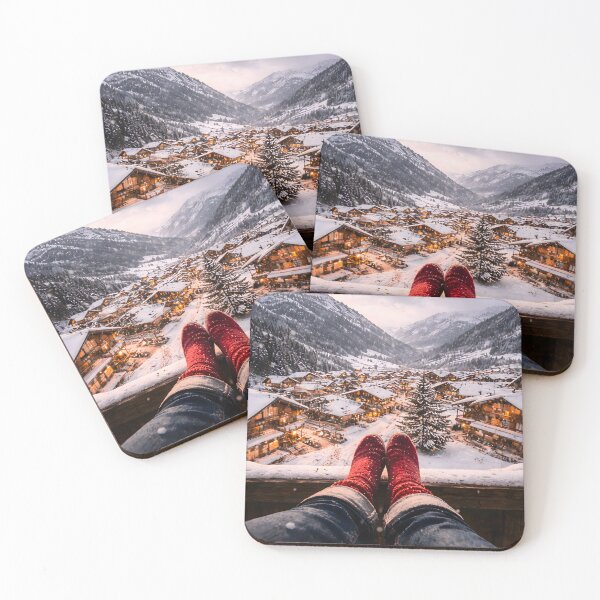 Item preview, Cozy Winter Village View designed and sold by Yomere.