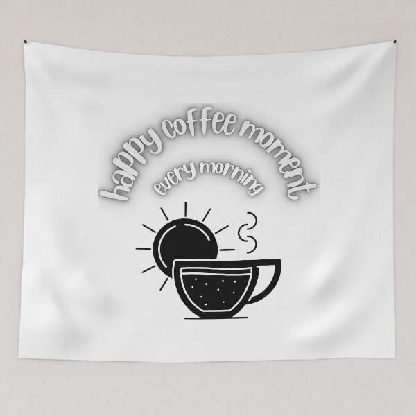 Item preview, Happy Coffee Moment Every Morning. designed and sold by Dinasshop.