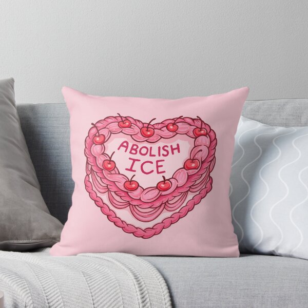 Item preview, Abolish ICE Pink Cake designed and sold by cherrytreeart.