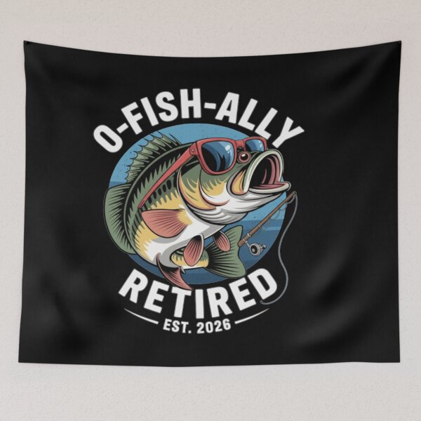 Item preview, Fish Ally Retired 2026 Fisherman Retirement  designed and sold by Meryem Mamouni.