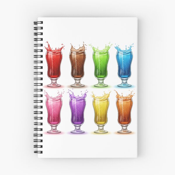 Item preview, Colorful soda fountain glasses designed and sold by stereonut.