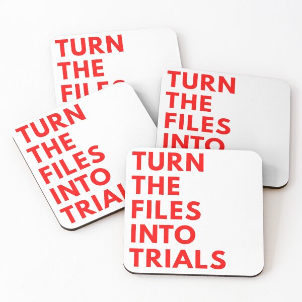 Item preview, TURN THE FILES INTO TRIALS - EPSTEIN FILES PROTEST designed and sold by ProgressiveMob.