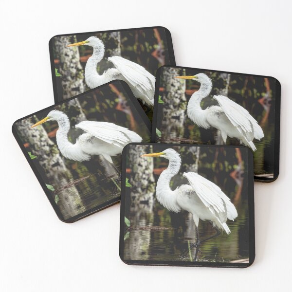 Item preview, Great Egret Wildlife Art designed and sold by Lellenatavarez.