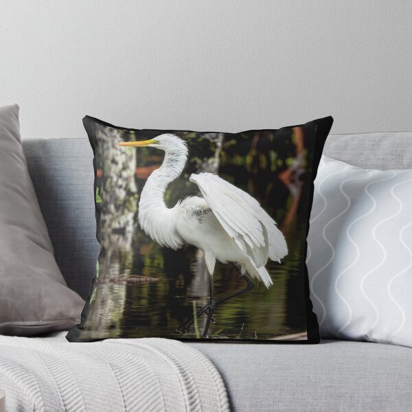 Item preview, Great Egret Wildlife Art designed and sold by Lellenatavarez.