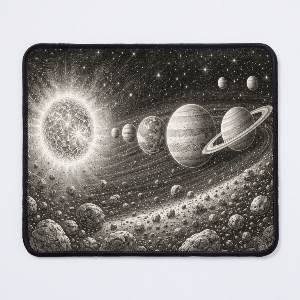 Item preview, Solar System: Vintage Sci-Fi Exploration designed and sold by BB Design Garage.
