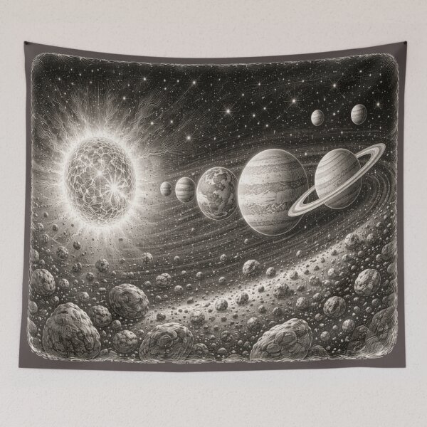 Item preview, Solar System: Vintage Sci-Fi Exploration designed and sold by BB Design Garage.