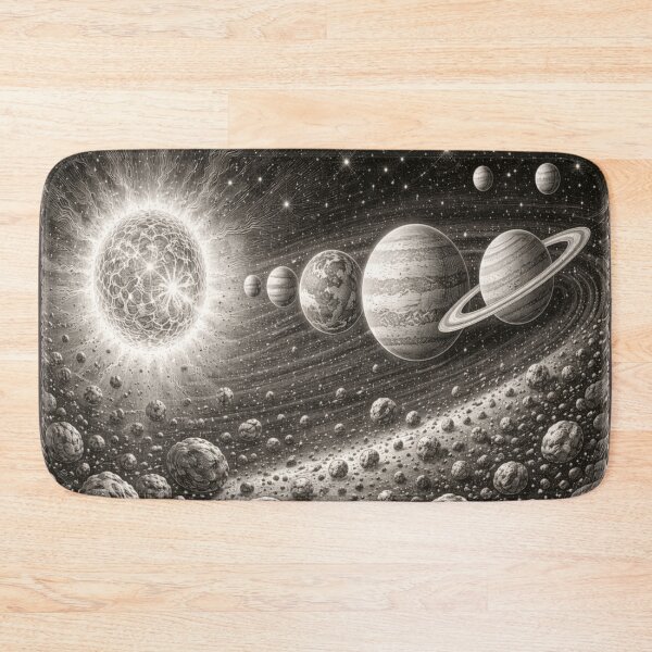 Item preview, Solar System: Vintage Sci-Fi Exploration designed and sold by BB Design Garage.