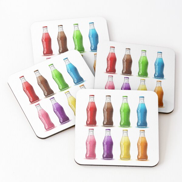 Item preview, Colorful soda glass bottles designed and sold by stereonut.