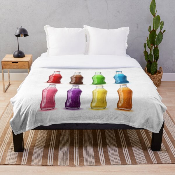 Item preview, Botellas de vidrio de refresco de colores designed and sold by stereonut.