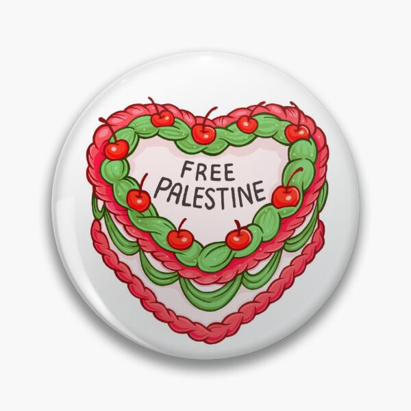 Item preview, Free Palestine Cake designed and sold by cherrytreeart.