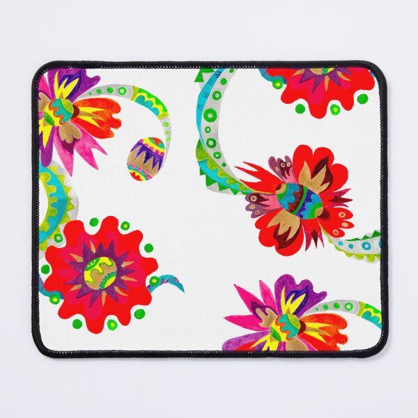 Item preview, Decorative colorful flowers, folklore style designed and sold by Mevissart.