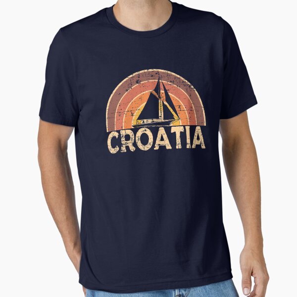 Vista previa del artículo con la obra «Diseño de vacaciones de vela de Croacia vintage», diseñado y vendido por dk80.
