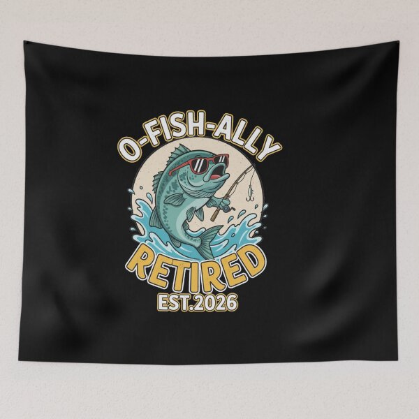 Item preview,  O Fish Ally Retired 2026 Fisherman Retirement designed and sold by Meryem Mamouni.