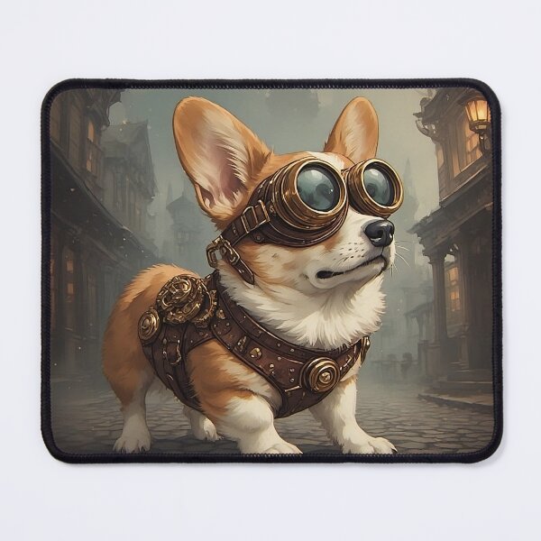 Item preview, Private Detective Corgi designed and sold by Lumina Void Studio.