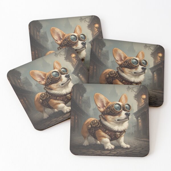 Item preview, Private Detective Corgi designed and sold by Lumina Void Studio.