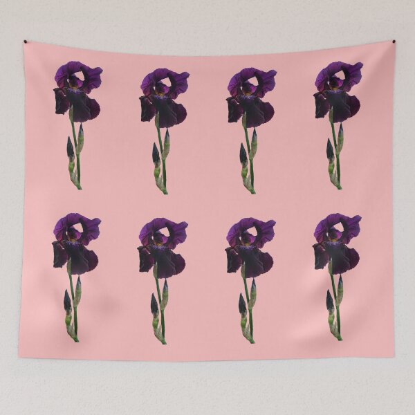 Item preview, Isolated purple iris in full bloom designed and sold by Enerjetal.