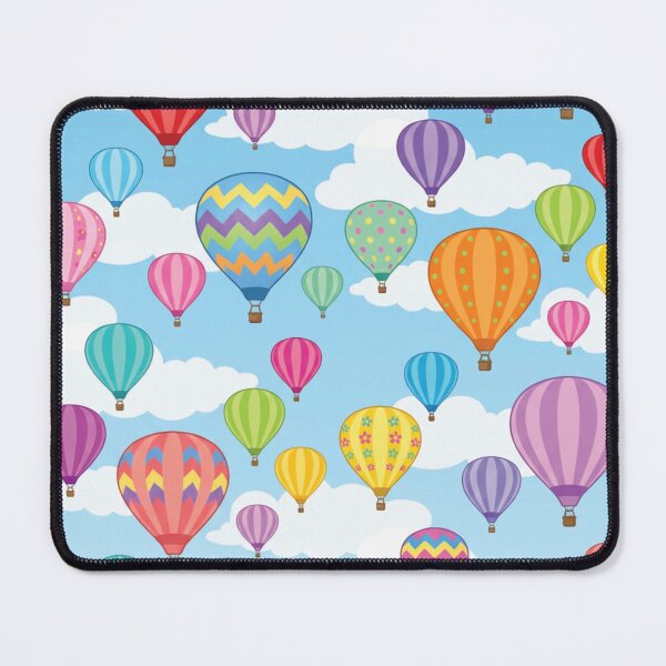 Item preview, Colorful Hot Air Balloons in Blue Sky Pattern designed and sold by DGtaLrtcom.