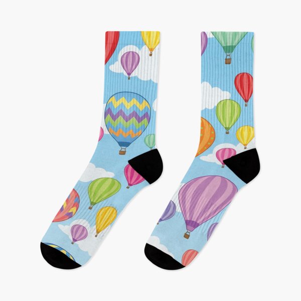 Item preview, Colorful Hot Air Balloons in Blue Sky Pattern designed and sold by DGtaLrtcom.