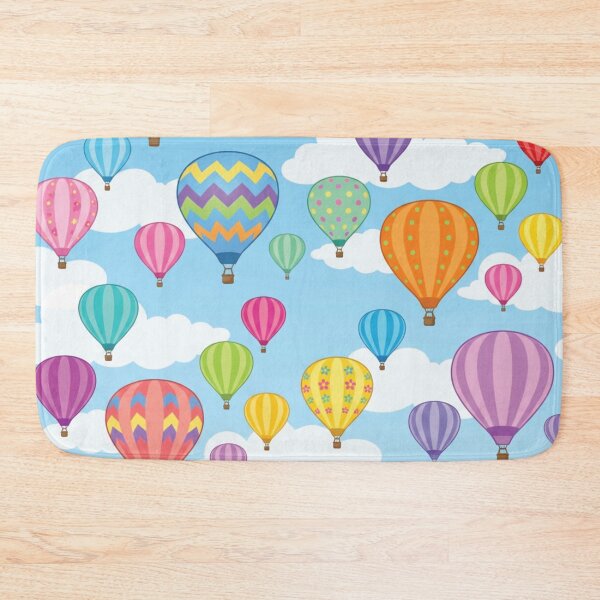 Item preview, Colorful Hot Air Balloons in Blue Sky Pattern designed and sold by DGtaLrtcom.