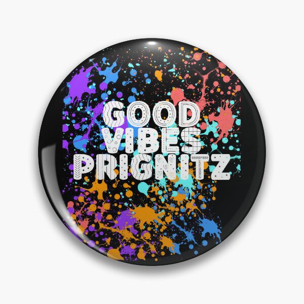 Item preview, Good Vibes Prignitz Neon Splatter Art Motif Design designed and sold by lang-popart.