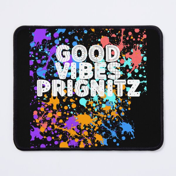 Item preview, Good Vibes Prignitz Neon Splatter Art Motif Design designed and sold by lang-popart.