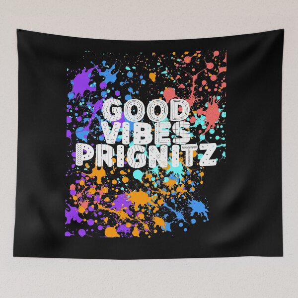 Item preview, Good Vibes Prignitz Neon Splatter Art Motif Design designed and sold by lang-popart.