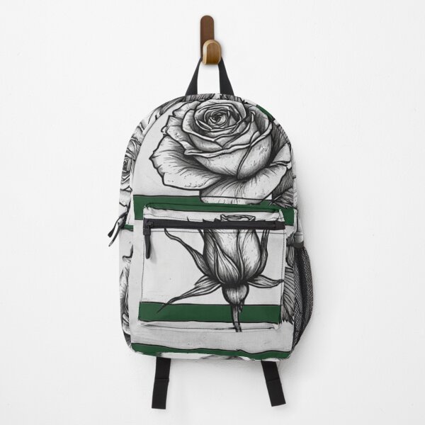 Item preview, Intricate Triple Rose Botanical Panel Sketch designed and sold by sanorastyle.
