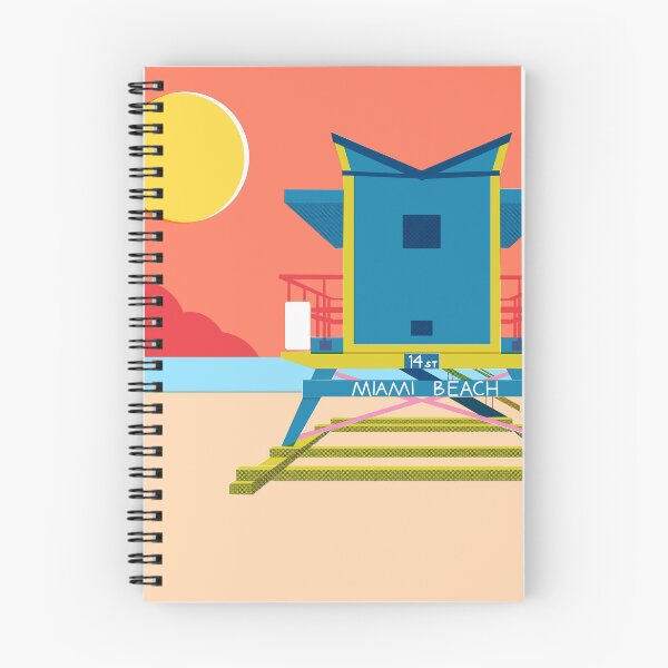 Item preview, Miami Beach Azul designed and sold by Staci Wolfson Art & Design.