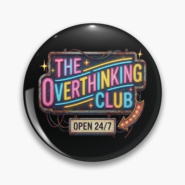Item preview, Overthinking Is My Cardio 24/7 designed and sold by NewRedLady.