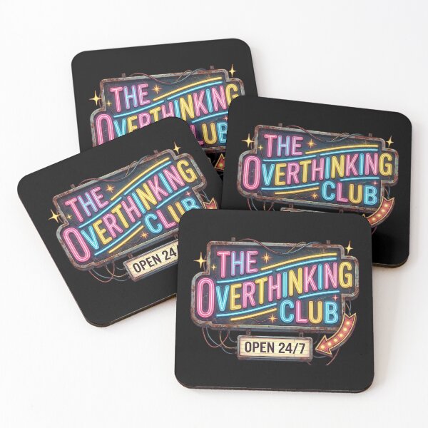 Item preview, Overthinking Is My Cardio 24/7 designed and sold by NewRedLady.