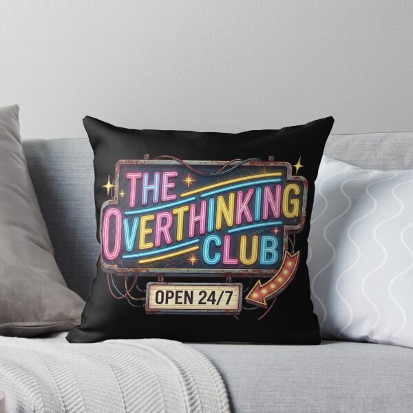 Item preview, Overthinking Is My Cardio 24/7 designed and sold by NewRedLady.